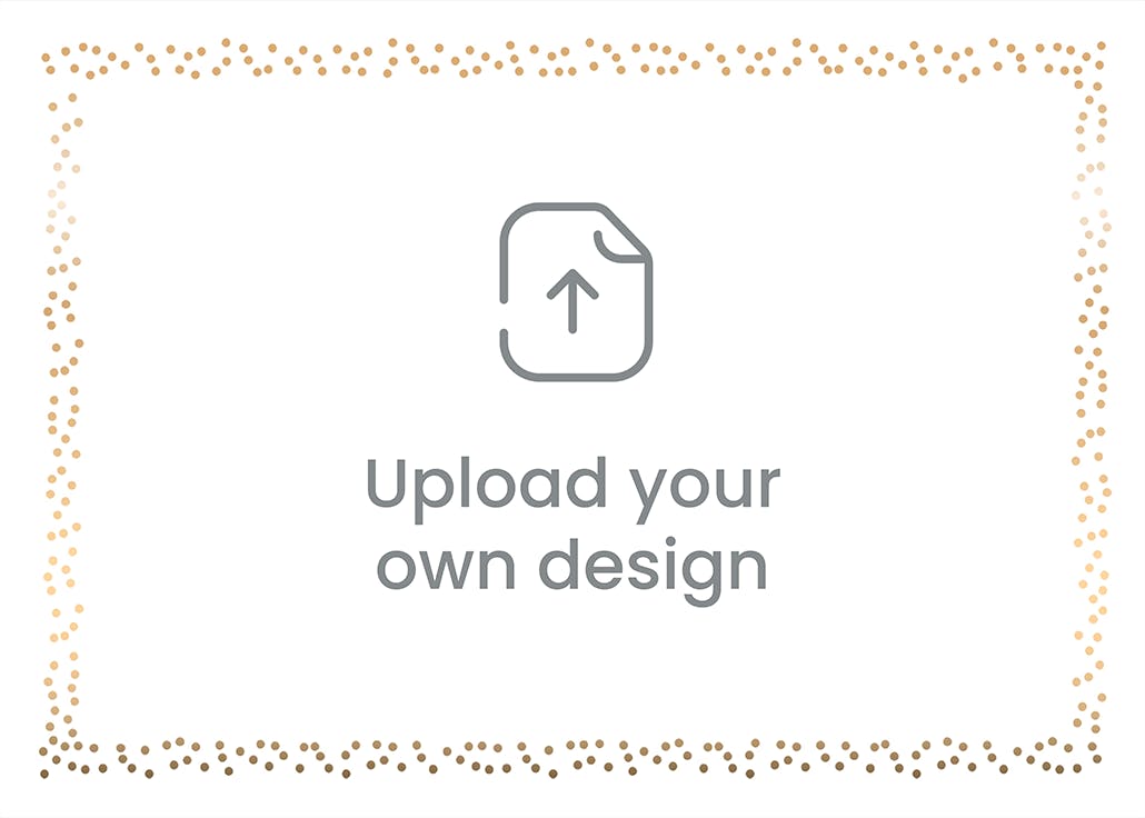 Dotted frame - landscape - invitation