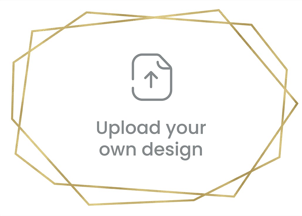 Geometric polygon - landscape - invitation